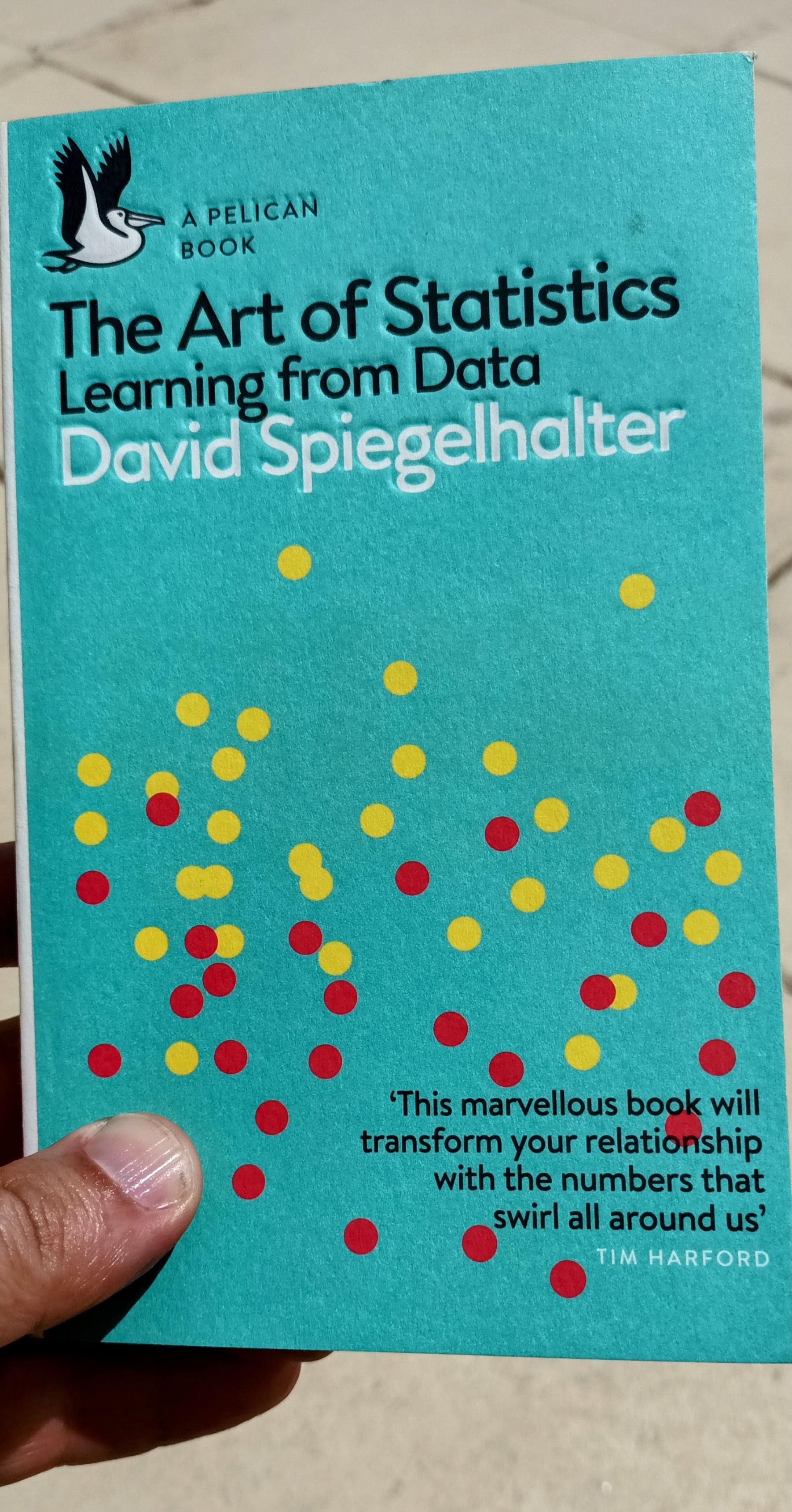 book cover - The Art of Statistics: Learning from Data
