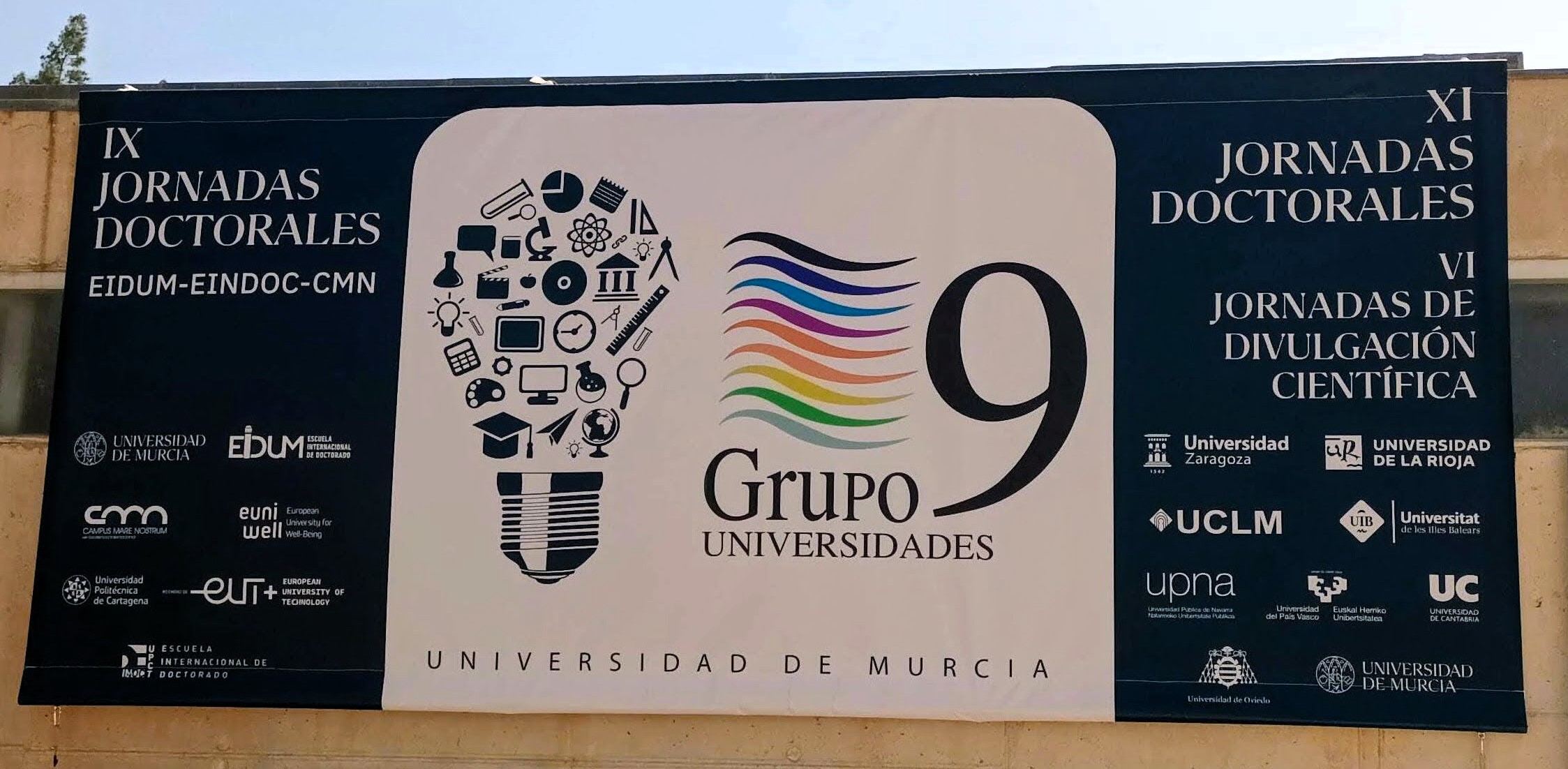 G9 XI Doctoral Congress in Murcia banner